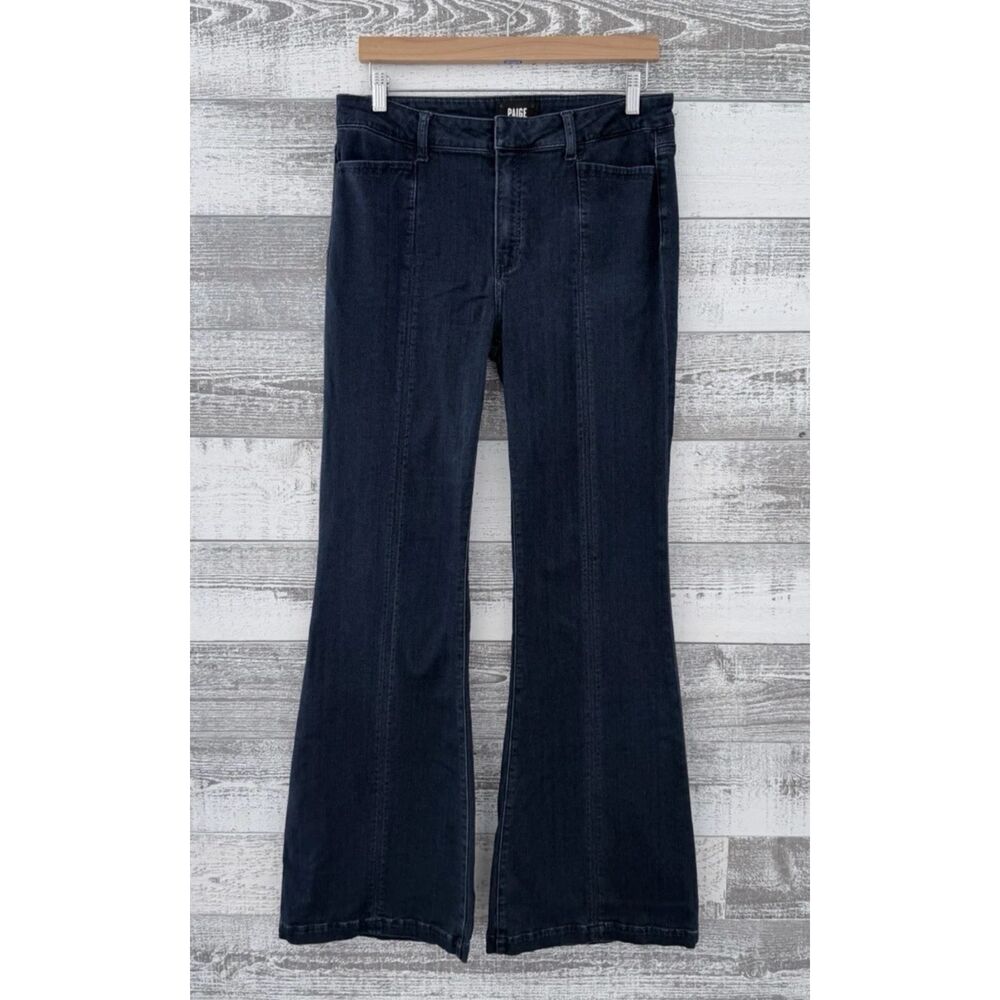 Paige Genevieve Flare Blue Jeans Women's 31 Modern High Rise Boho (Fit 31x34)